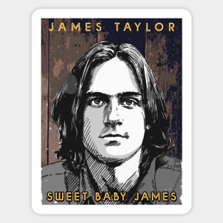 James Taylor Sticker